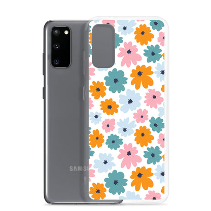 Multicoloured Flowers - Clear Case