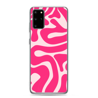 Pink Swirls - Clear Case