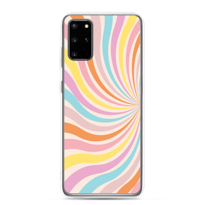 Rainbow Swirls - Clear Case