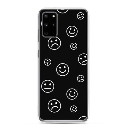 Black and White Faces - Clear Case