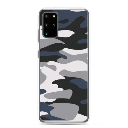 Blue Camo - Clear Case