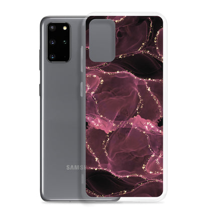 Pink Marble - Clear Case