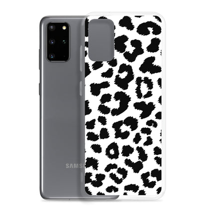 Black Leopard Print - Clear Case