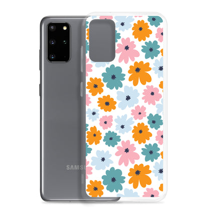 Multicoloured Flowers - Clear Case