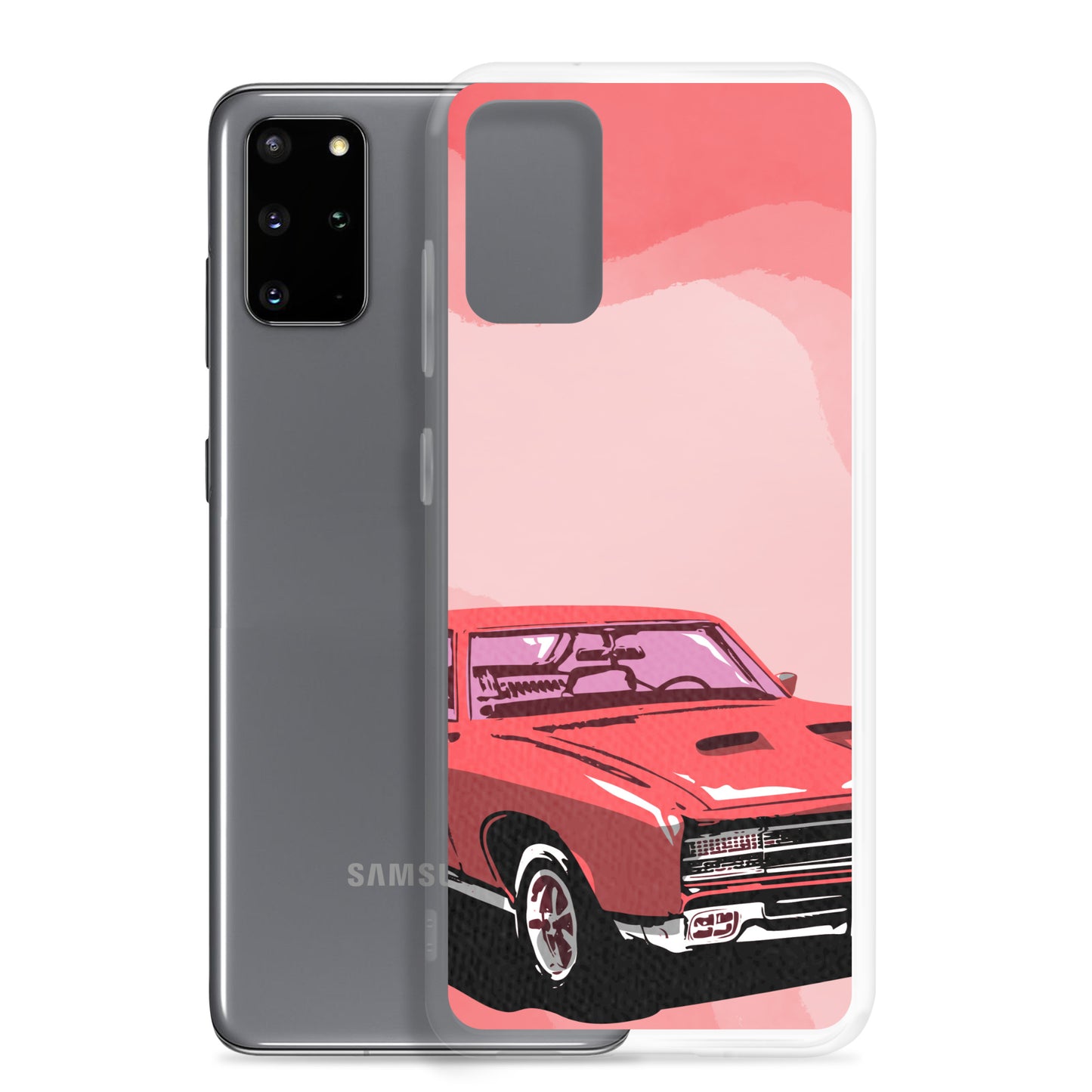 Pink Car - Clear Case