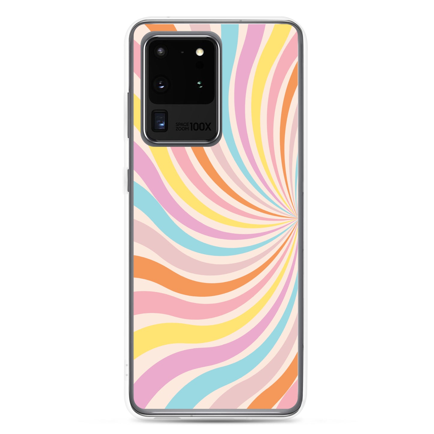 Rainbow Swirls - Clear Case