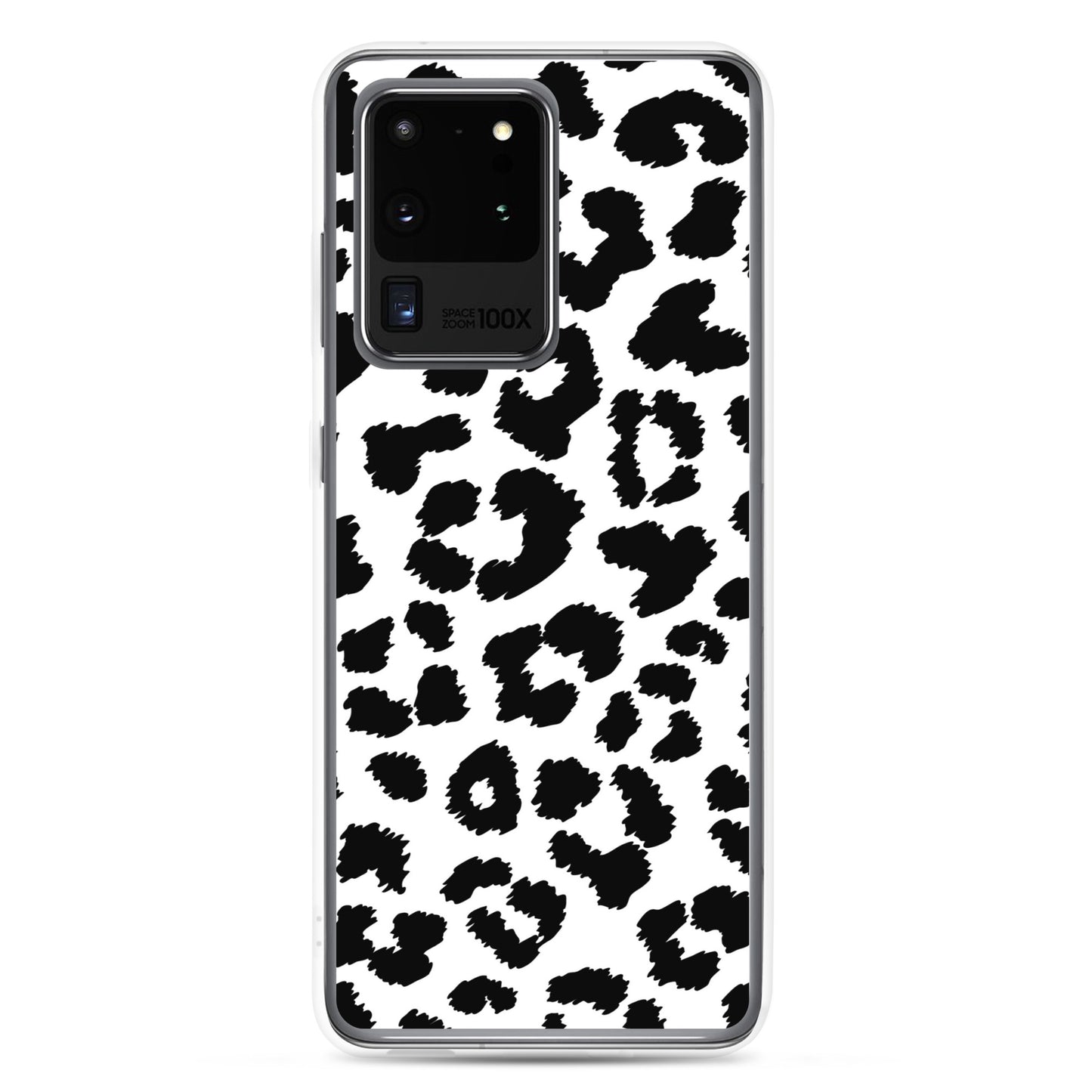 Black Leopard Print - Clear Case