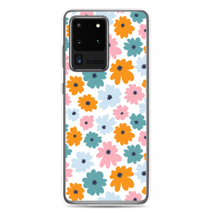 Multicoloured Flowers - Clear Case