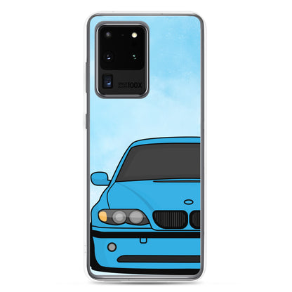 Blue Car - Clear Case