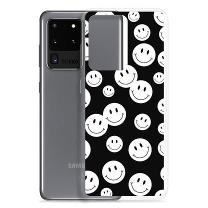 Black and White Smile - Clear Case