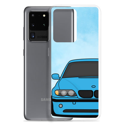 Blue Car - Clear Case