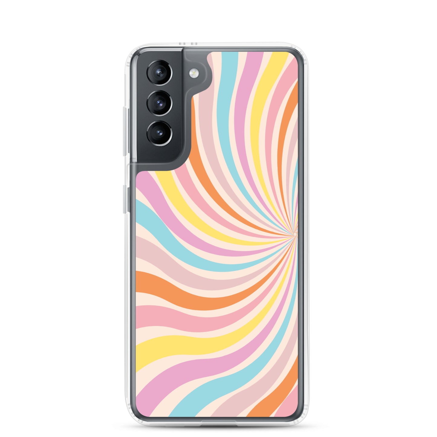 Rainbow Swirls - Clear Case