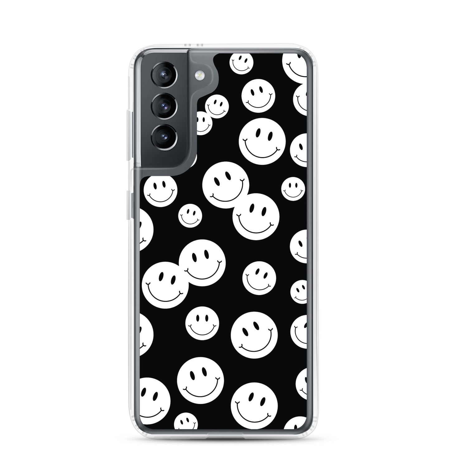 Black and White Smile - Clear Case