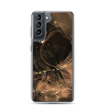 Gold Smoke Screen - Clear Case