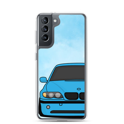 Blue Car - Clear Case