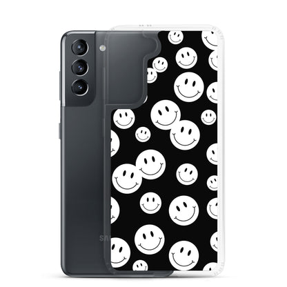 Black and White Smile - Clear Case