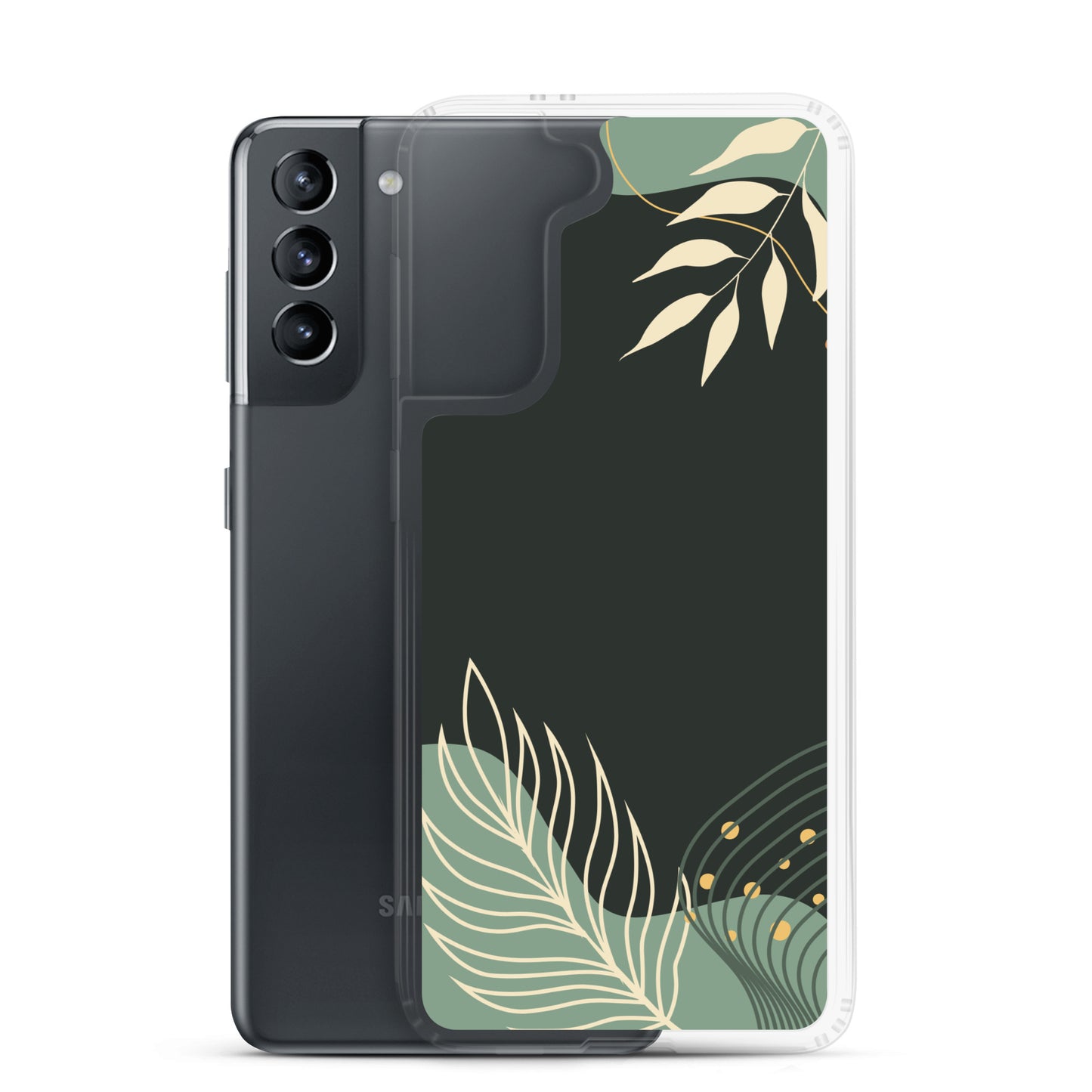 Floral Greenery - Clear Case