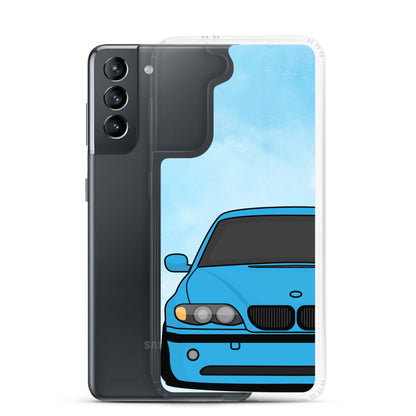 Blue Car - Clear Case