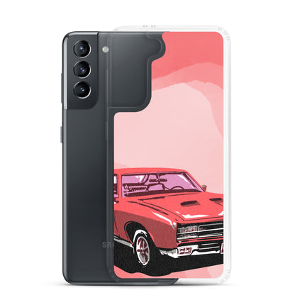 Pink Car - Clear Case