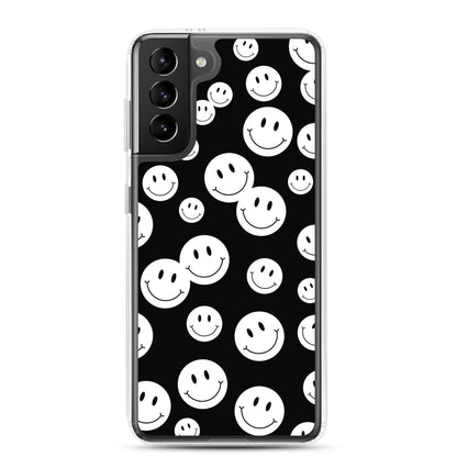 Black and White Smile - Clear Case