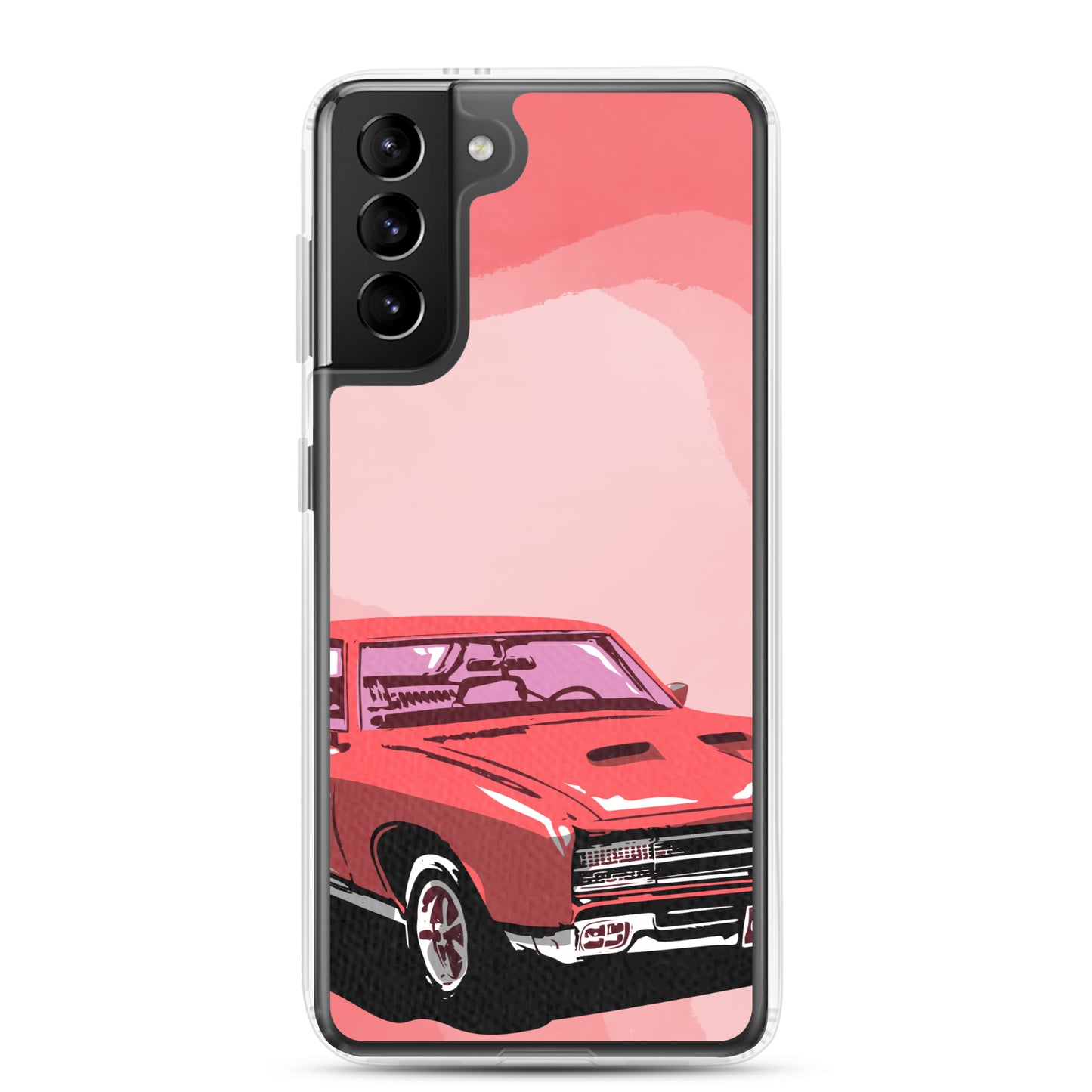 Pink Car - Clear Case