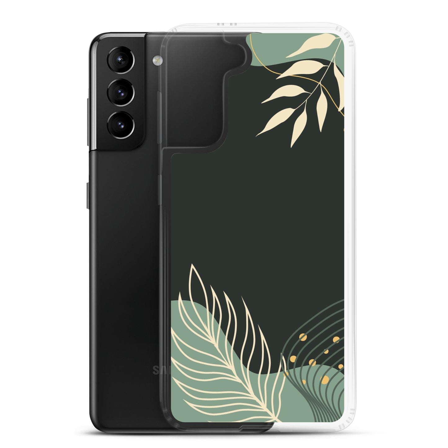 Floral Greenery - Clear Case