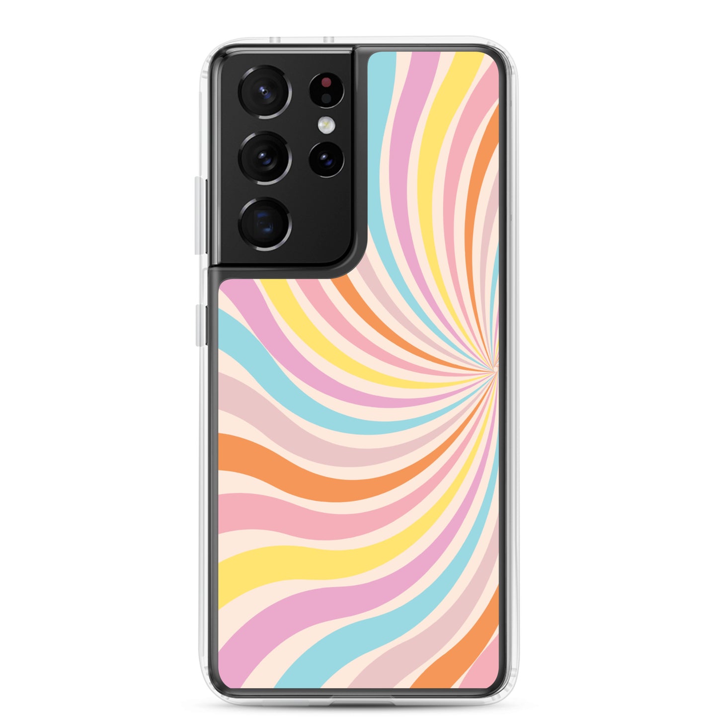 Rainbow Swirls - Clear Case