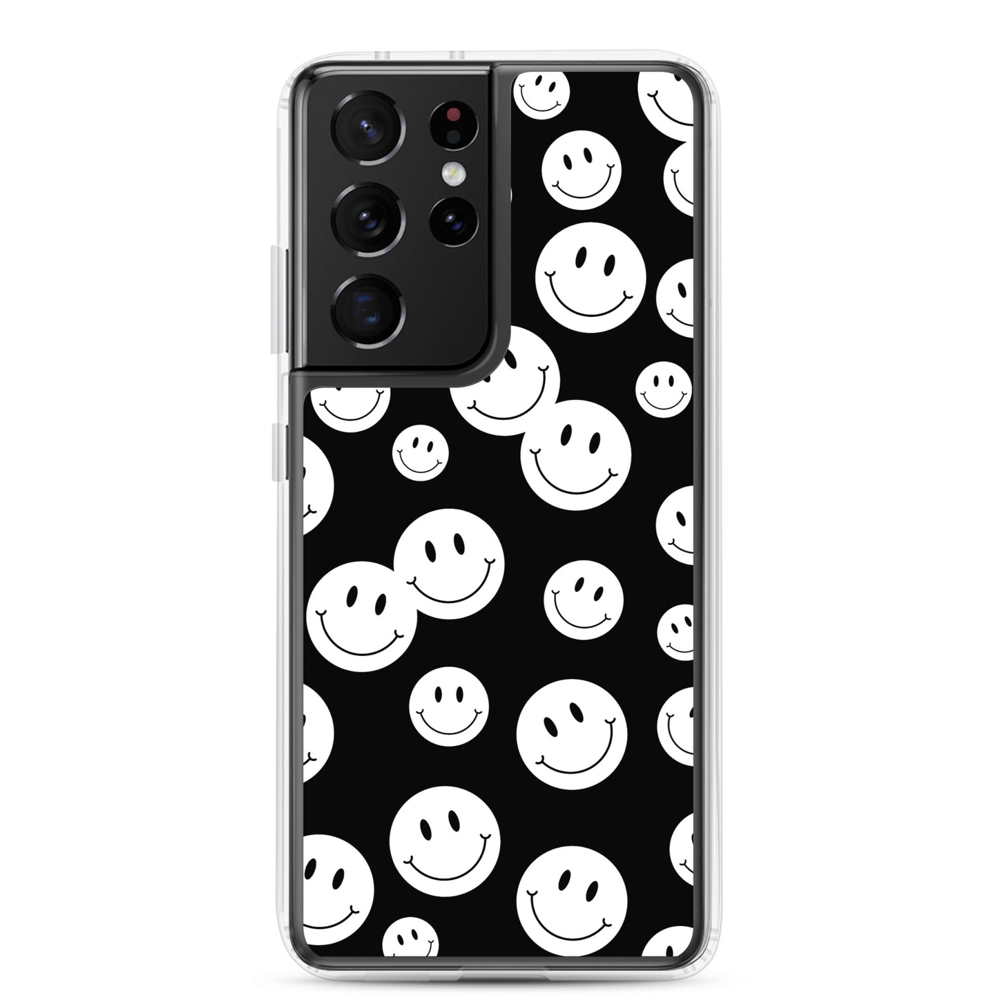 Black and White Smile - Clear Case