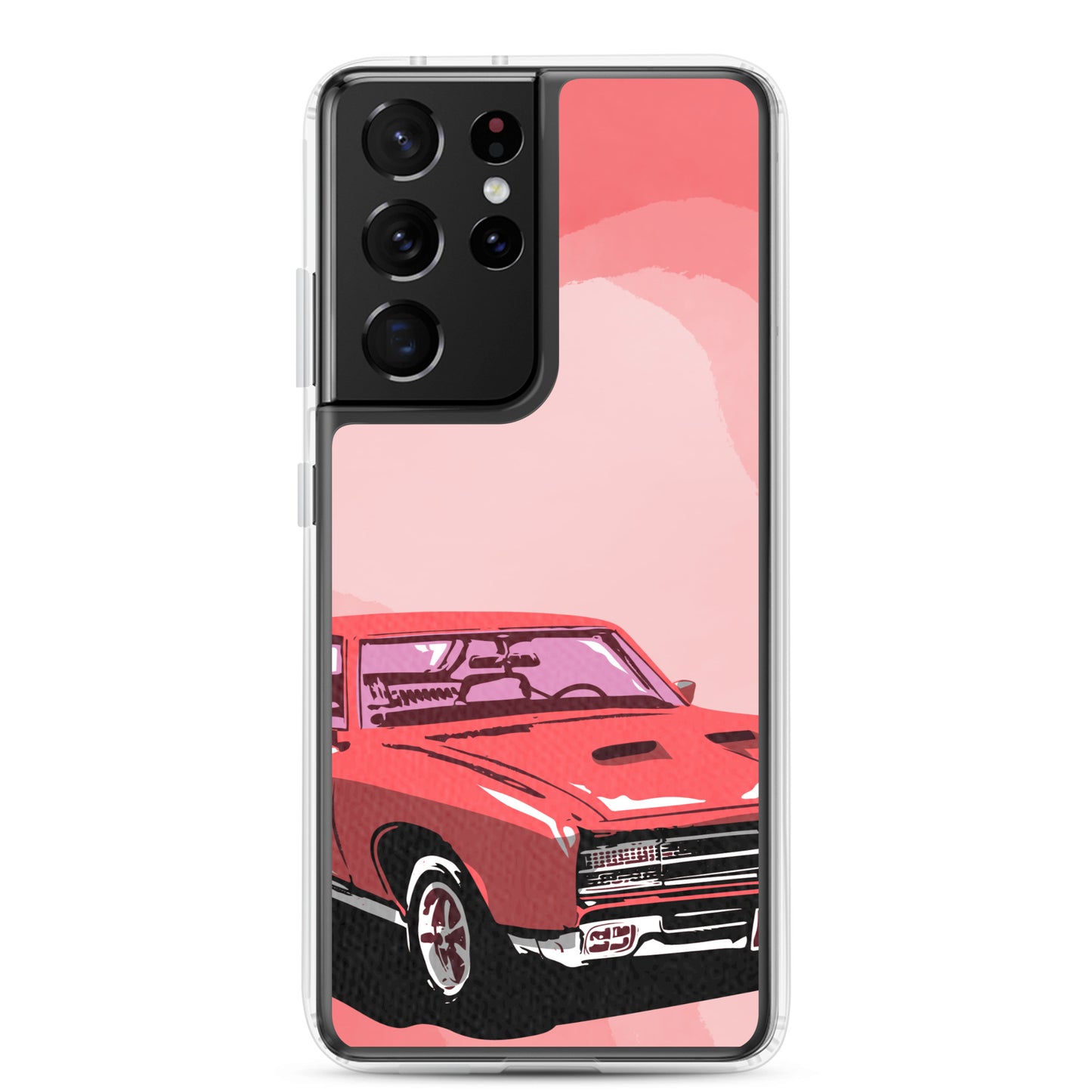 Pink Car - Clear Case