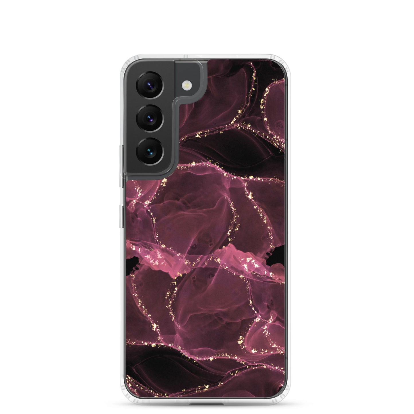 Pink Marble - Clear Case