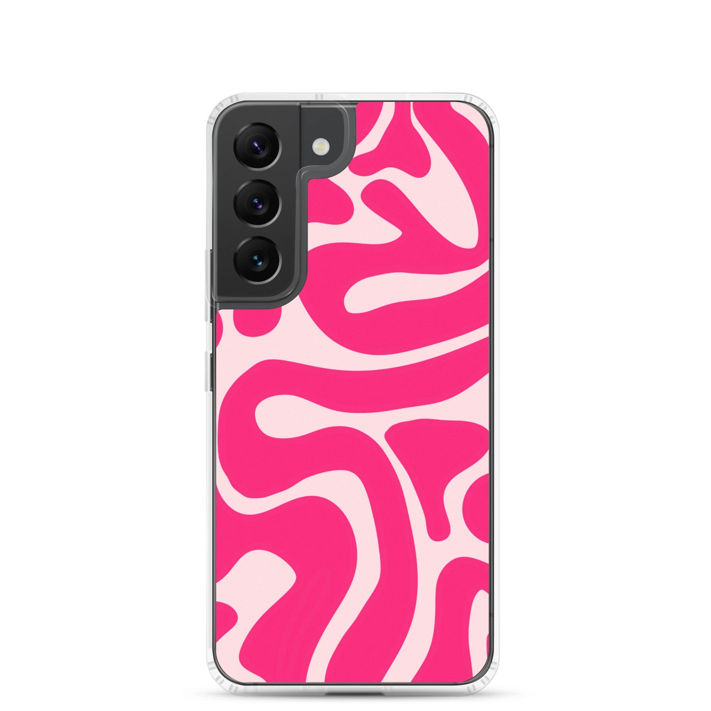 Pink Swirls - Clear Case