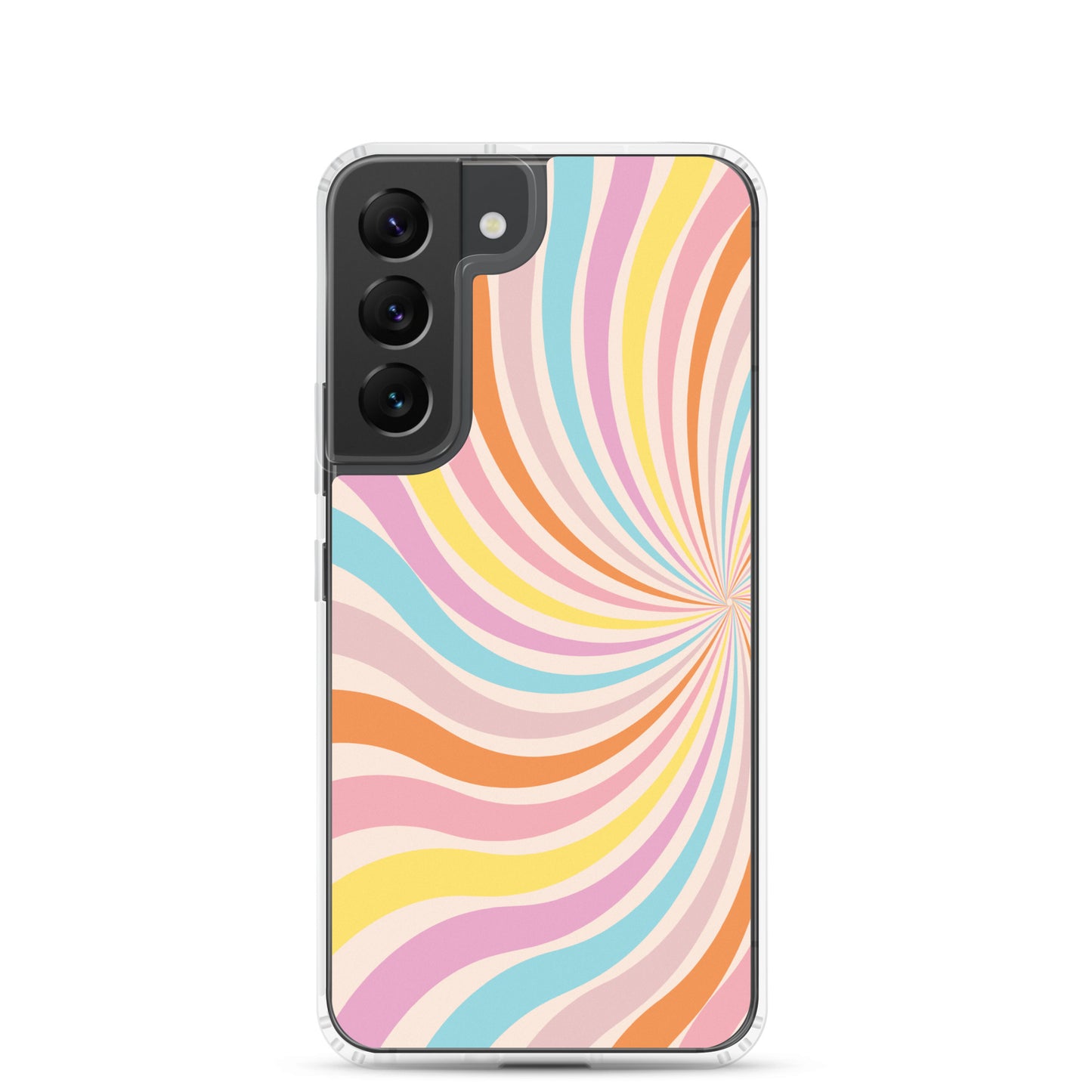 Rainbow Swirls - Clear Case