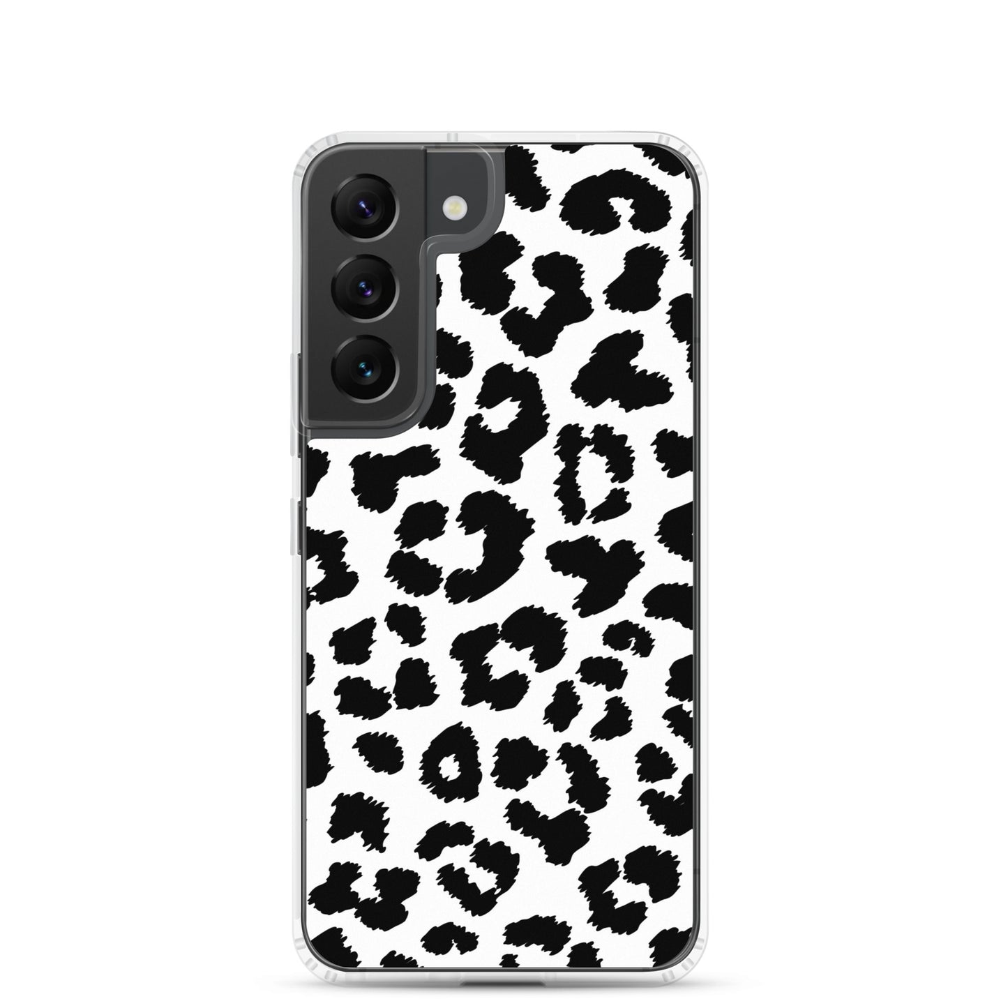 Black Leopard Print - Clear Case