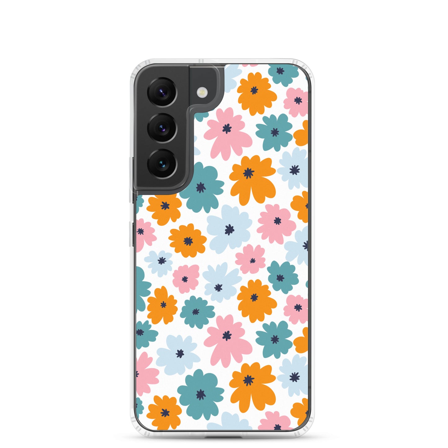 Multicoloured Flowers - Clear Case