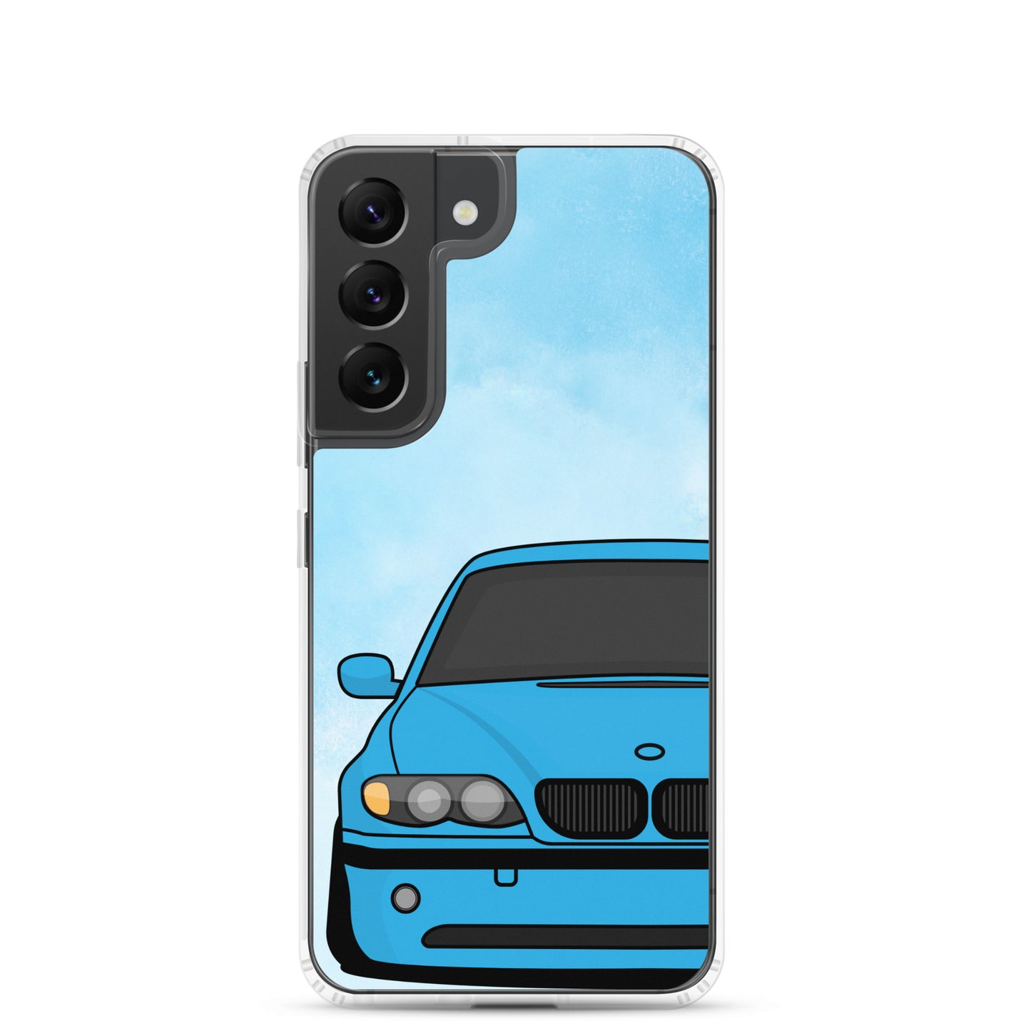 Blue Car - Clear Case