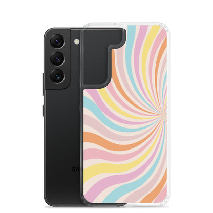 Rainbow Swirls - Clear Case