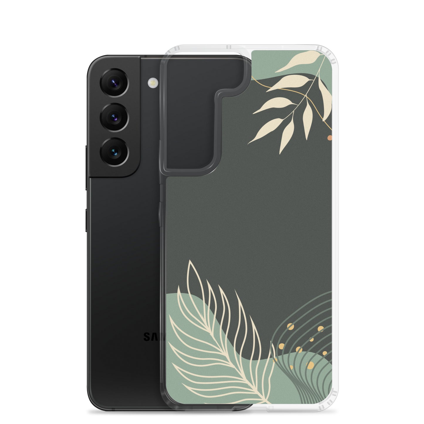 Floral Greenery - Clear Case