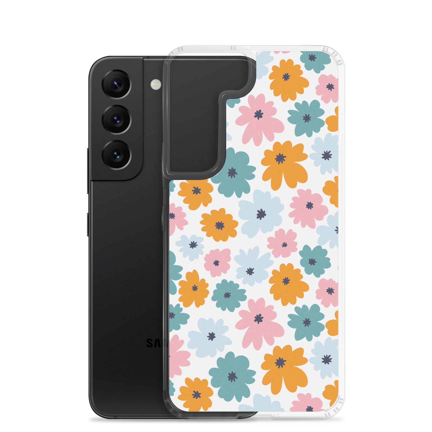 Multicoloured Flowers - Clear Case