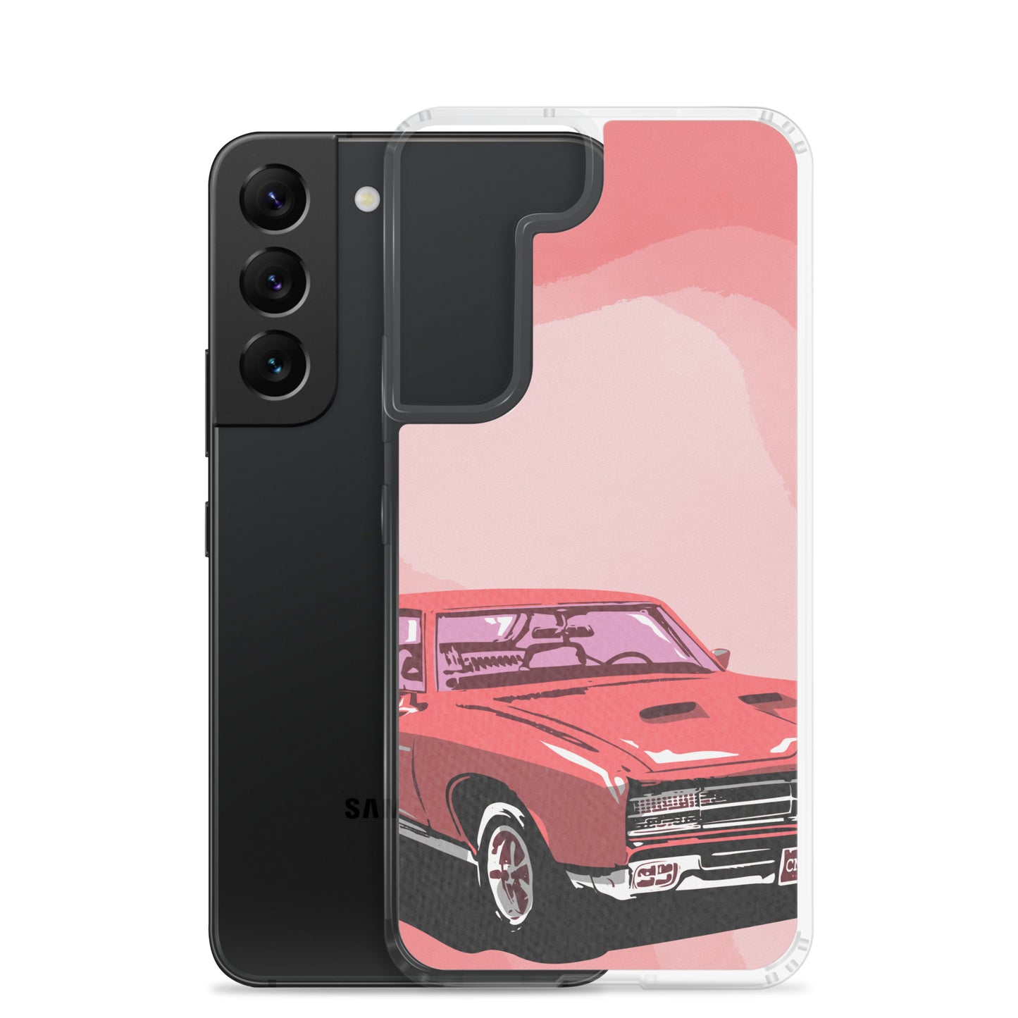 Pink Car - Clear Case