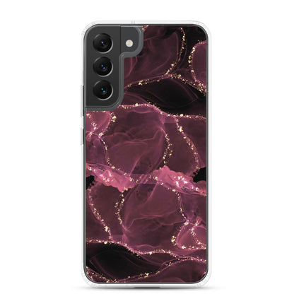 Pink Marble - Clear Case