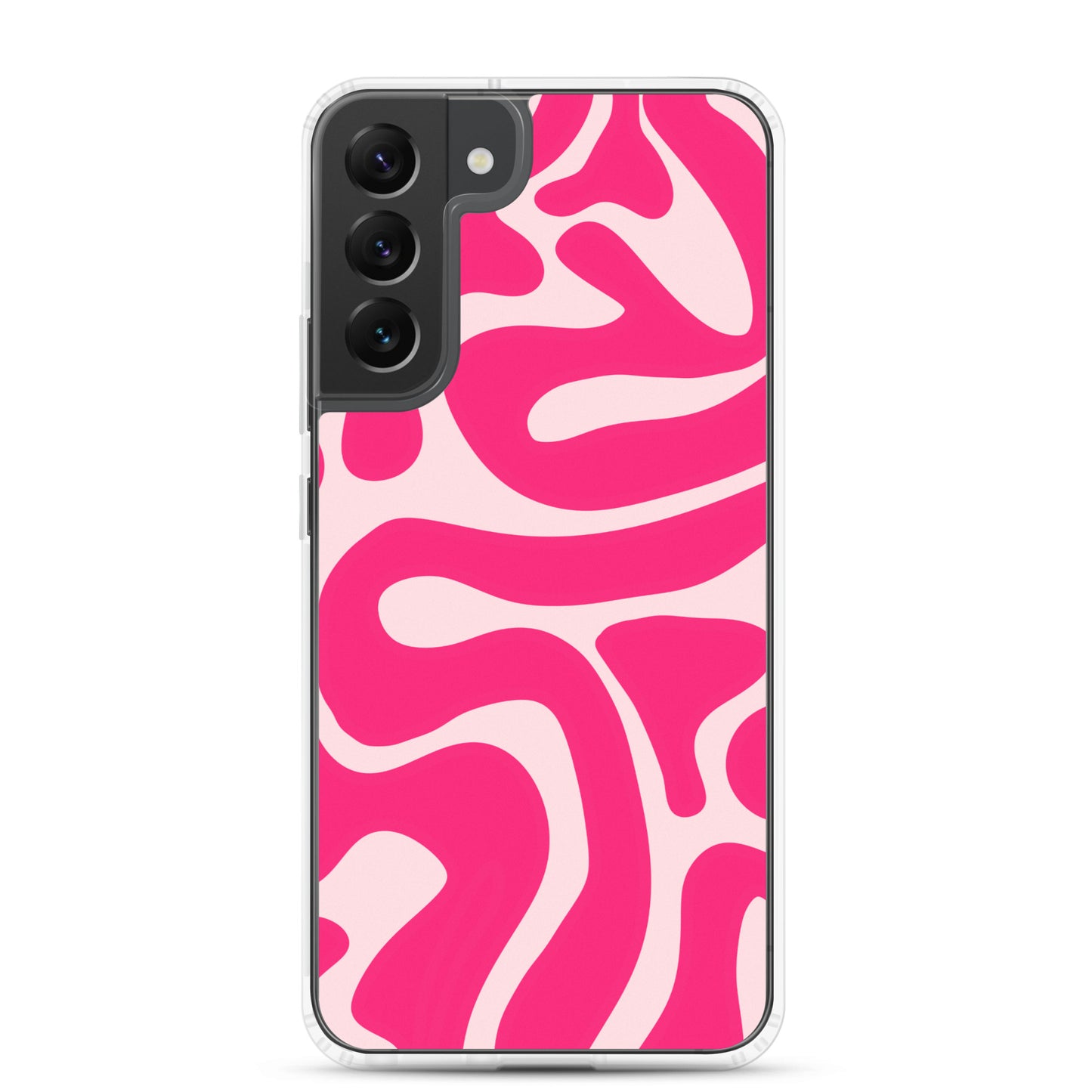 Pink Swirls - Clear Case