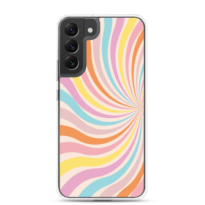 Rainbow Swirls - Clear Case