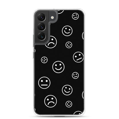 Black and White Faces - Clear Case
