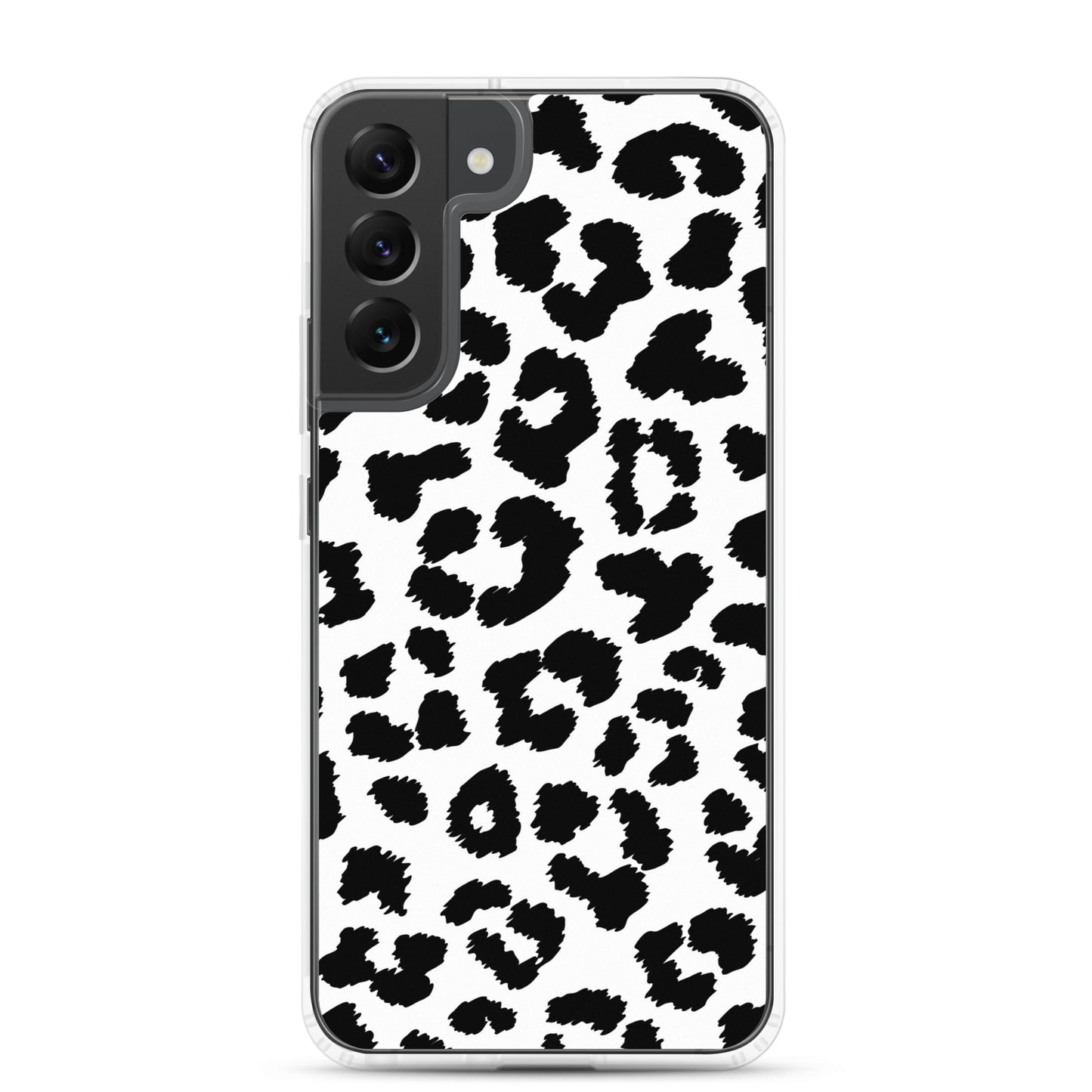 Black Leopard Print - Clear Case