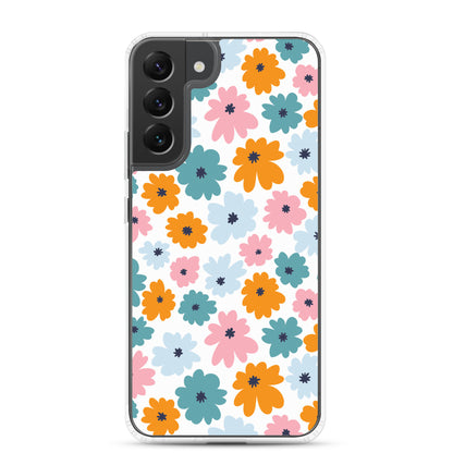 Multicoloured Flowers - Clear Case