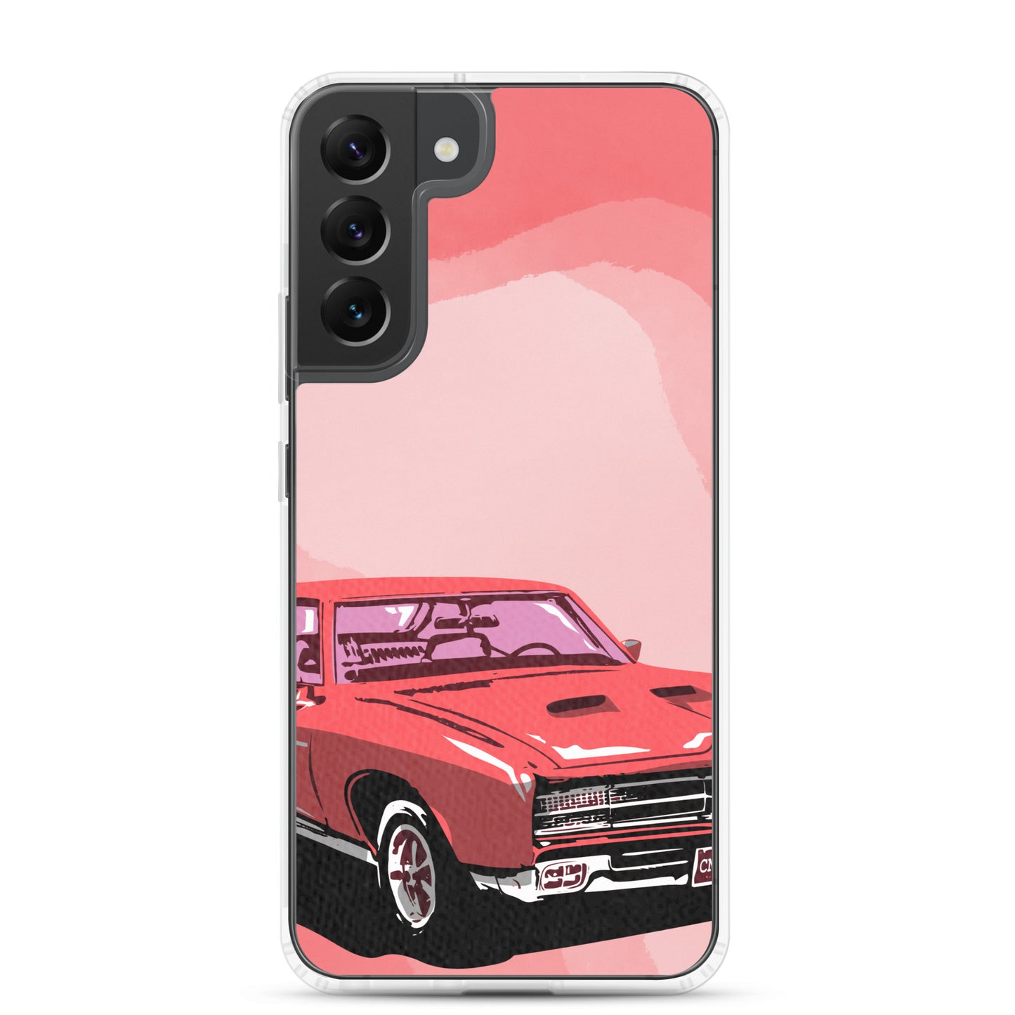 Pink Car - Clear Case