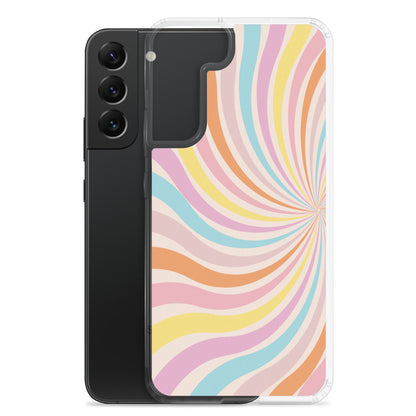 Rainbow Swirls - Clear Case