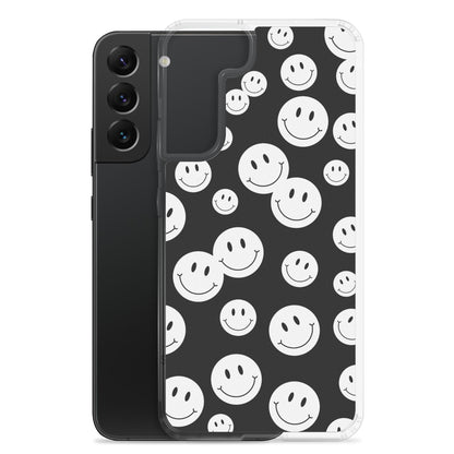 Black and White Smile - Clear Case