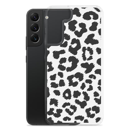 Black Leopard Print - Clear Case