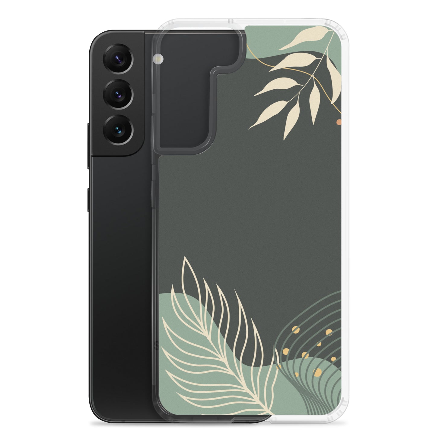 Floral Greenery - Clear Case